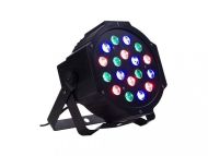 Led disco DJ světlo FLAT PAR LIGHT 18 RGB LED diod